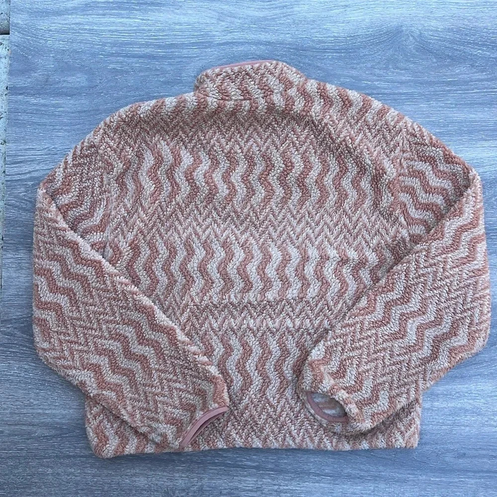 Rip Curl Drifter Polar Fleece, pink chevron - Picture 7 of 11